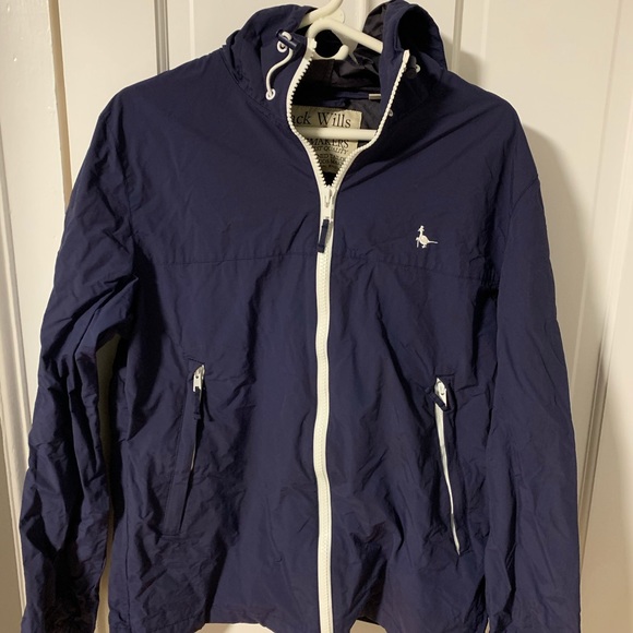 Jack Wills Other - Jack Wills Men’s L Hooded Rain Jacket
